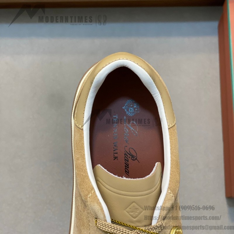 Loro Piana Men's Tennis Walk Sneaker – Light Wood Smoke Suede Loro Piana Tennis Walk Sneaker FAN8505-H755 in Light Wood Smoke Suede for Men