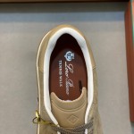 Loro Piana Tennis Walk Sneaker FAN8505-506Z Army Gray Suede Men's Shoe Loro Piana Tennis Walk Sneaker FAN8505-506Z in Army Gray Suede for Men