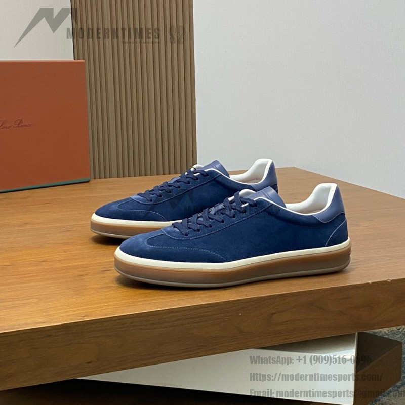Loro Piana Men's Tennis Walk Sneaker FAO1547-W1CQ – Black Figs Suede Loro Piana Tennis Walk Sneaker FAO1547-W1CQ in Black Figs Suede for Men