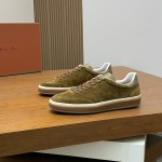 Loro Piana Men's Tennis Walk Sneaker FAO1547-511Z – Tundra Green Suede Loro Piana Tennis Walk Sneaker FAO1547-511Z in Tundra Green Suede for Men