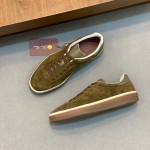 Loro Piana Men's Tennis Walk Sneaker FAO1547-511Z – Tundra Green Suede Loro Piana Tennis Walk Sneaker FAO1547-511Z in Tundra Green Suede for Men