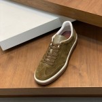Loro Piana Men's Tennis Walk Sneaker FAO1547-511Z – Tundra Green Suede Loro Piana Tennis Walk Sneaker FAO1547-511Z in Tundra Green Suede for Men