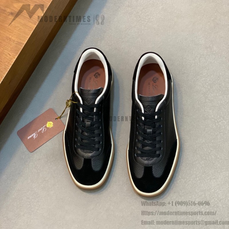 Loro Piana Men's Tennis Walk Sneaker FAO1547-W1CQ – Black Figs Suede Loro Piana Tennis Walk Sneaker FAO1547-W1CQ in Black Figs Suede for Men