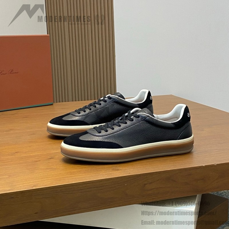 Loro Piana Men's Tennis Walk Sneaker FAO1547-W1CQ – Black Figs Suede Loro Piana Tennis Walk Sneaker FAO1547-W1CQ in Black Figs Suede for Men
