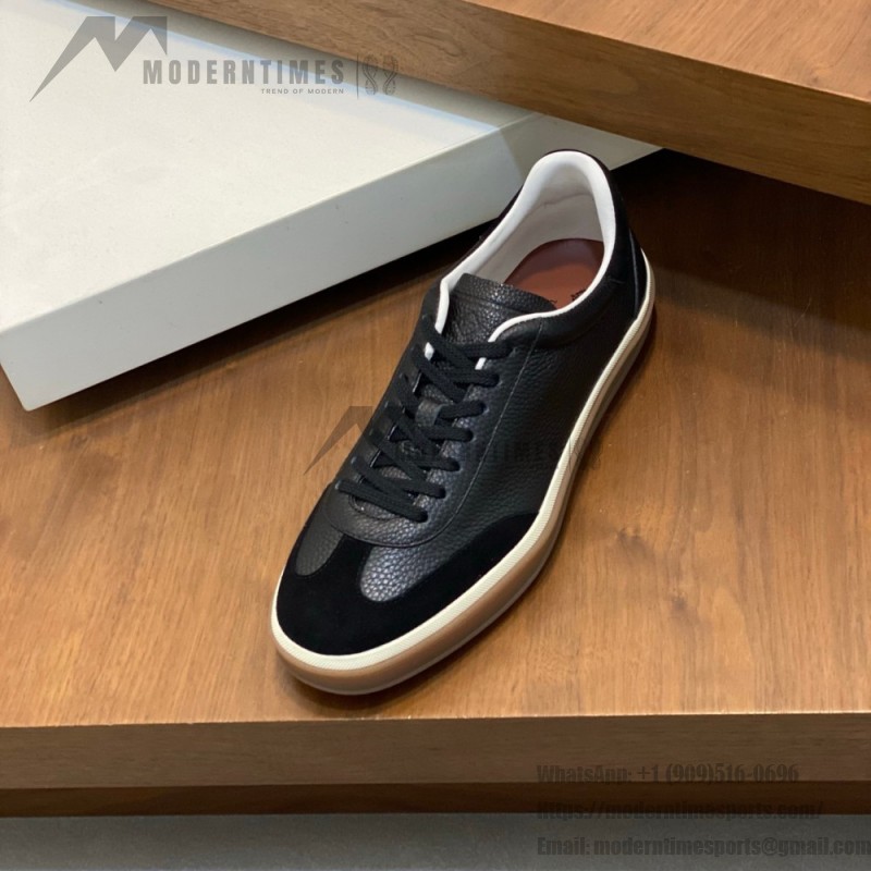 Loro Piana Men's Tennis Walk Sneaker FAO1547-W1CQ – Black Figs Suede Loro Piana Tennis Walk Sneaker FAO1547-W1CQ in Black Figs Suede for Men