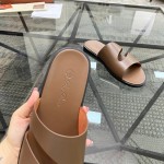 Loro Piana Pilat Plain Walk Sandal FAP1185-H0JF Dark Moka Footwear Loro Piana Pilat Plain Walk Sandal FAP1185-H0JF Dark Moka Men's Comfort Sandals Front View