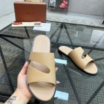 Loro Piana Pilat Plain Walk Sandal FAP1185-H0JF Dark Moka Footwear Loro Piana Pilat Plain Walk Sandal FAP1185-H0JF Dark Moka Men's Comfort Sandals Front View