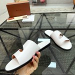 Loro Piana Pilat Plain Walk Sandal FAP1185-H0JF Dark Moka Footwear Loro Piana Pilat Plain Walk Sandal FAP1185-H0JF Dark Moka Men's Comfort Sandals Front View