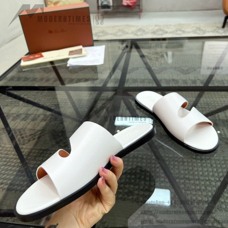 Loro Piana Pilat Plain Walk Sandal FAP1185-H0JF Dark Moka Footwear Loro Piana Pilat Plain Walk Sandal FAP1185-H0JF Dark Moka Men's Comfort Sandals Front View