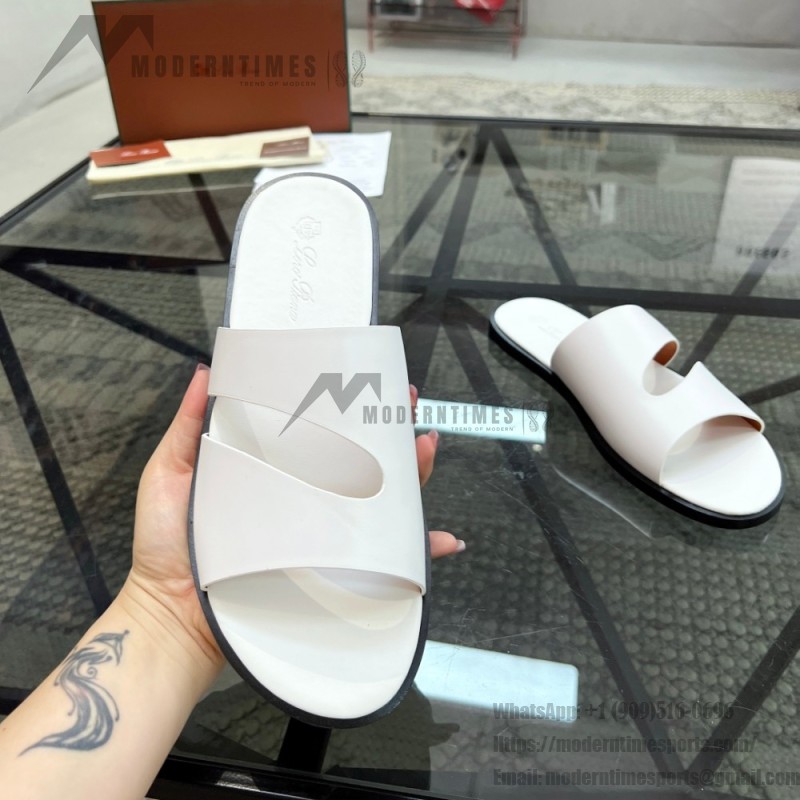 Loro Piana Pilat Plain Walk Sandal FAP1185-H0JF Dark Moka Footwear Loro Piana Pilat Plain Walk Sandal FAP1185-H0JF Dark Moka Men's Comfort Sandals Front View