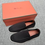 Loro Piana Summer Knitted Walk FAM1581-5D75 in Black Forest for Men