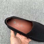 Loro Piana Summer Knitted Walk FAM1581-5D75 in Black Forest for Men