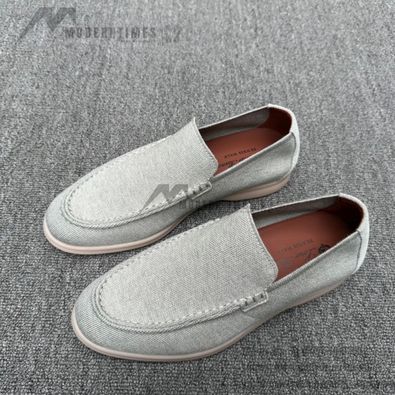 Loro Piana Summer Knitted Walk FAM1581-5D75 in Black Forest for Men
