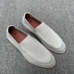 Loro Piana Summer Knitted Walk FAM1581-5D75 in Black Forest for Men