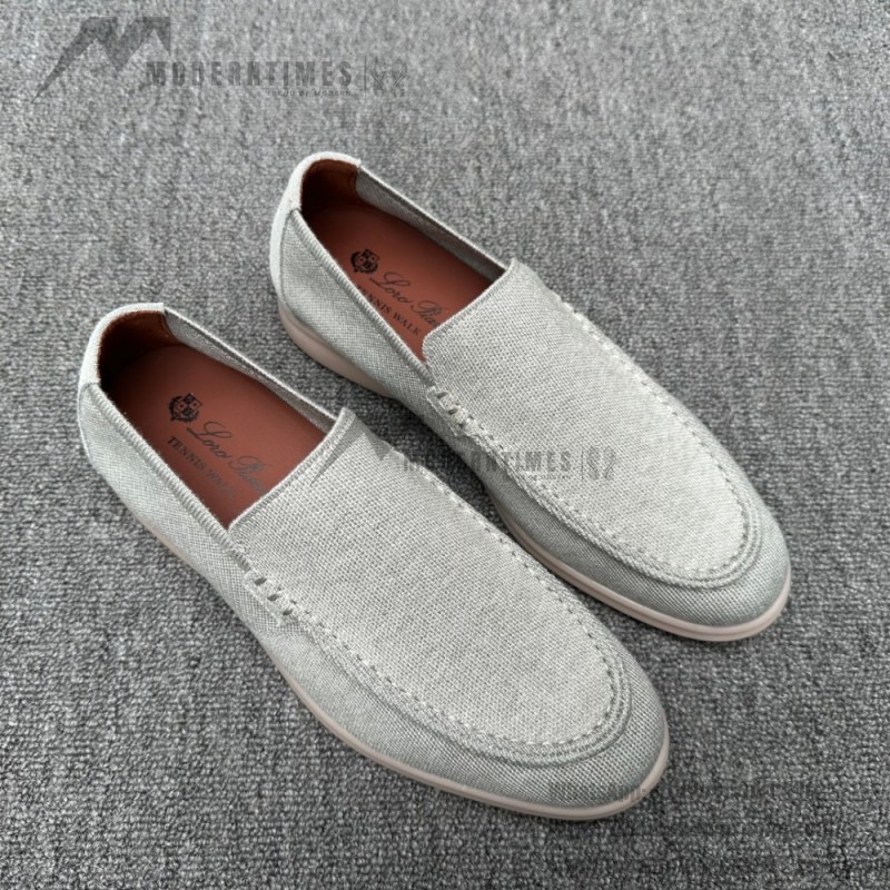 Loro Piana Summer Knitted Walk FAM1581-5D75 in Black Forest for Men