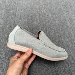 Loro Piana Summer Knitted Walk FAM1581-5D75 in Black Forest for Men