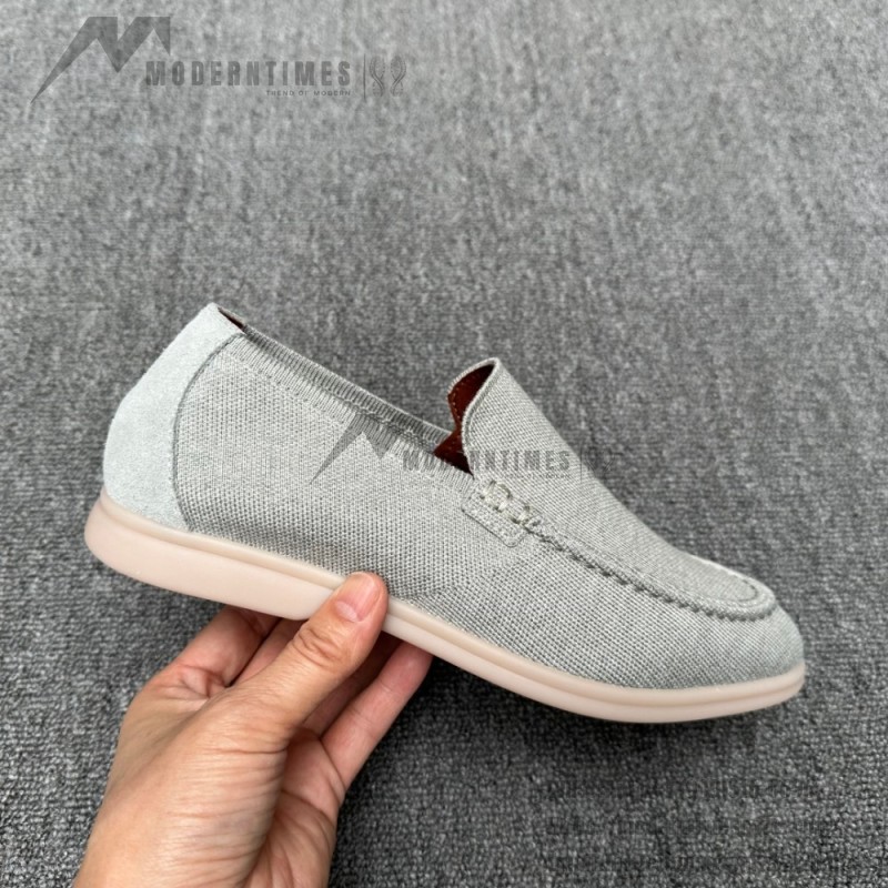 Loro Piana Summer Knitted Walk FAM1581-5D75 in Black Forest for Men