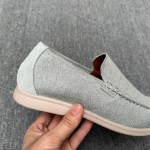 Loro Piana Summer Knitted Walk FAM1581-5D75 in Black Forest for Men