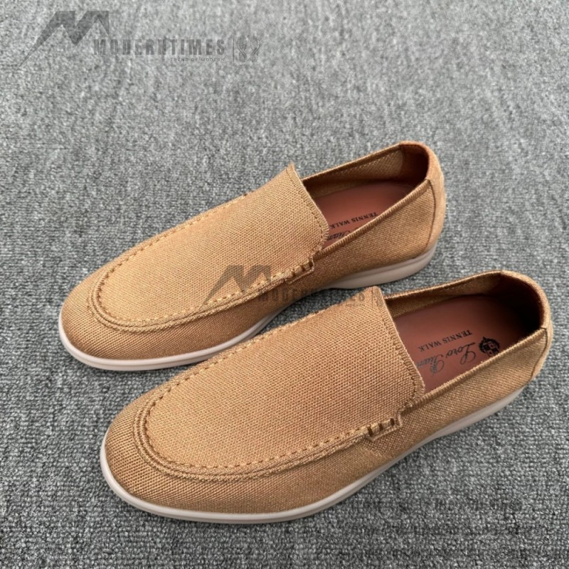 Loro Piana Summer Knitted Walk FAM1581-5D75 in Black Forest for Men