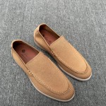Loro Piana Summer Knitted Walk FAM1581-5D75 in Black Forest for Men