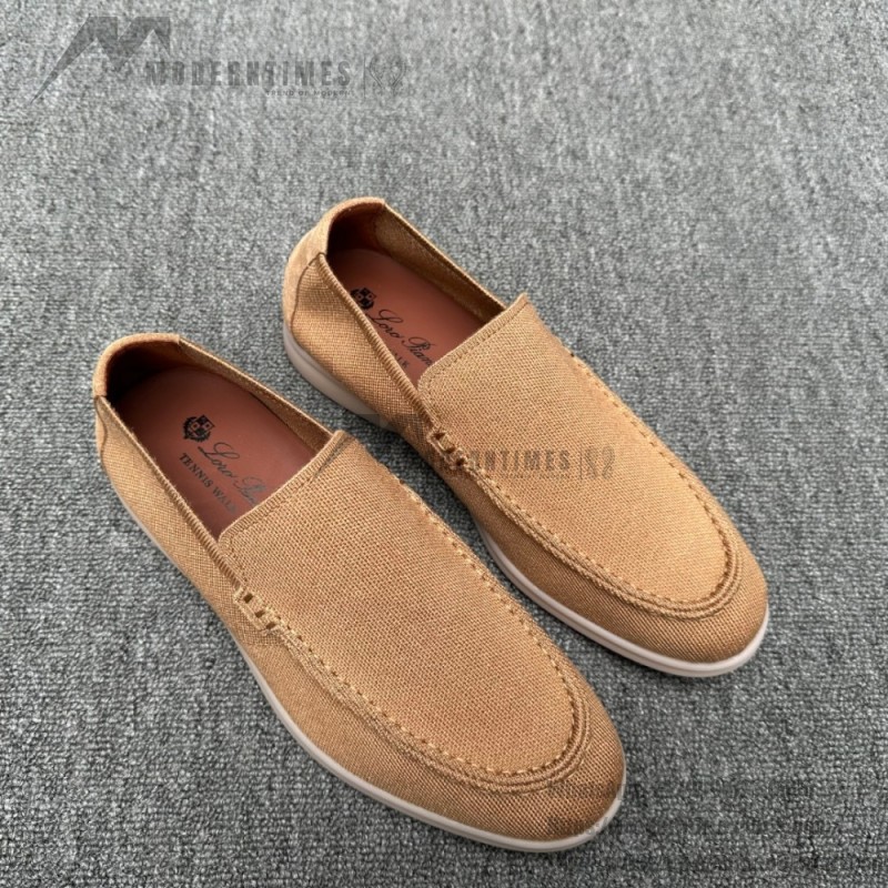 Loro Piana Summer Knitted Walk FAM1581-5D75 in Black Forest for Men