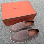 Loro Piana Summer Knitted Walk FAM1581-5D75 in Black Forest for Men
