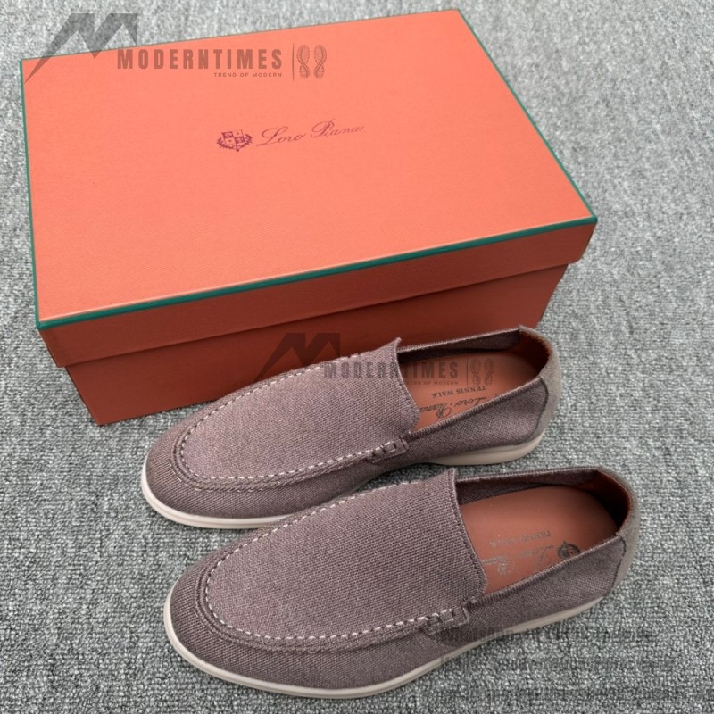 Loro Piana Summer Knitted Walk FAM1581-5D75 in Black Forest for Men