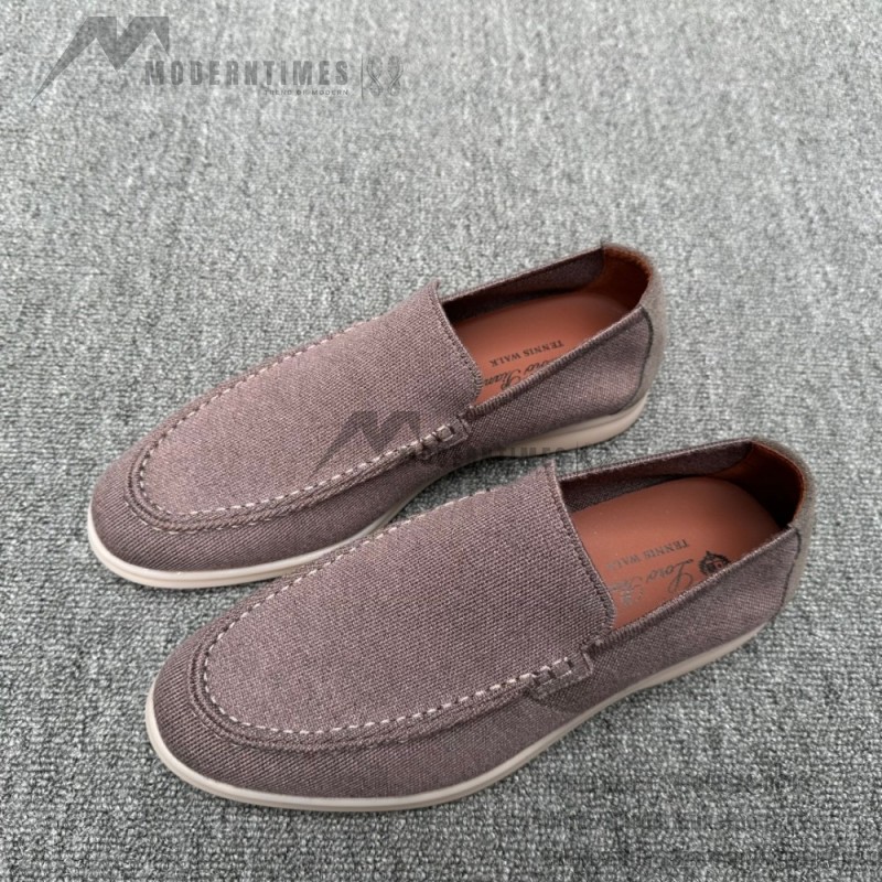 Loro Piana Summer Knitted Walk FAM1581-5D75 in Black Forest for Men