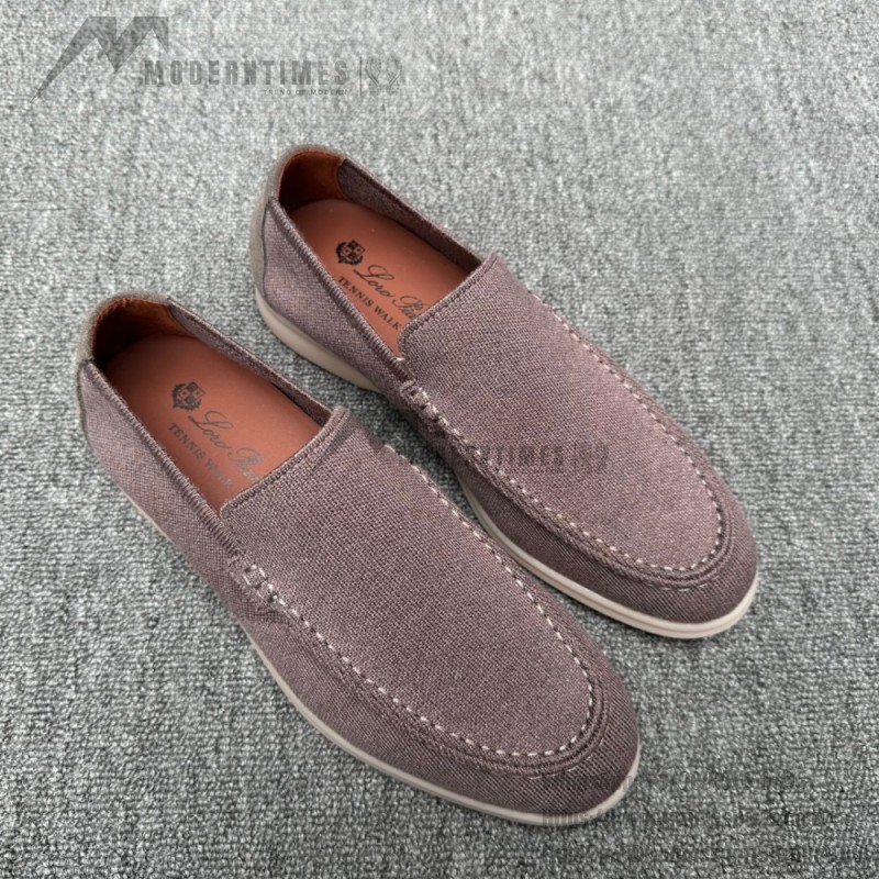 Loro Piana Summer Knitted Walk FAM1581-5D75 in Black Forest for Men