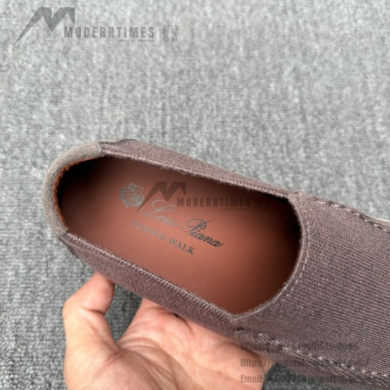 Loro Piana Summer Knitted Walk FAM1581-5D75 in Black Forest for Men