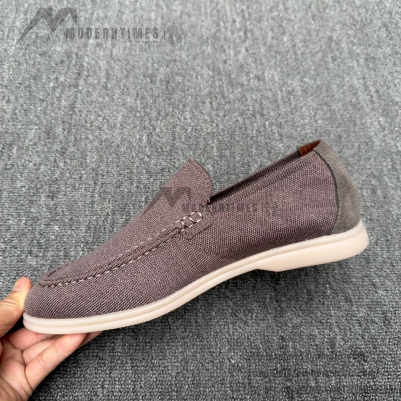 Loro Piana Summer Knitted Walk FAM1581-5D75 in Black Forest for Men