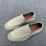 Loro Piana Summer Knitted Walk FAM1581-W000 in Navy Blue for Men