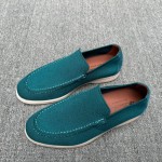 Loro Piana Summer Knitted Walk FAM1581-5D75 in Black Forest for Men