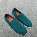 Loro Piana Summer Knitted Walk FAM1581-5D75 in Black Forest for Men