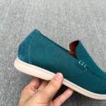 Loro Piana Summer Knitted Walk FAM1581-5D75 in Black Forest for Men