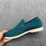 Loro Piana Summer Knitted Walk FAM1581-5D75 in Black Forest for Men