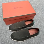 Loro Piana Summer Knitted Walk FAM1581-5D75 in Black Forest for Men