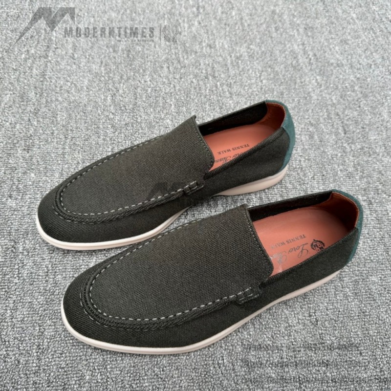 Loro Piana Summer Knitted Walk FAM1581-5D75 in Black Forest for Men