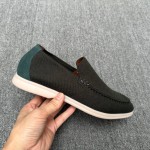 Loro Piana Summer Knitted Walk FAM1581-5D75 in Black Forest for Men