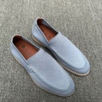 Loro Piana Summer Knitted Walk FAM1581-W000 in Navy Blue for Men