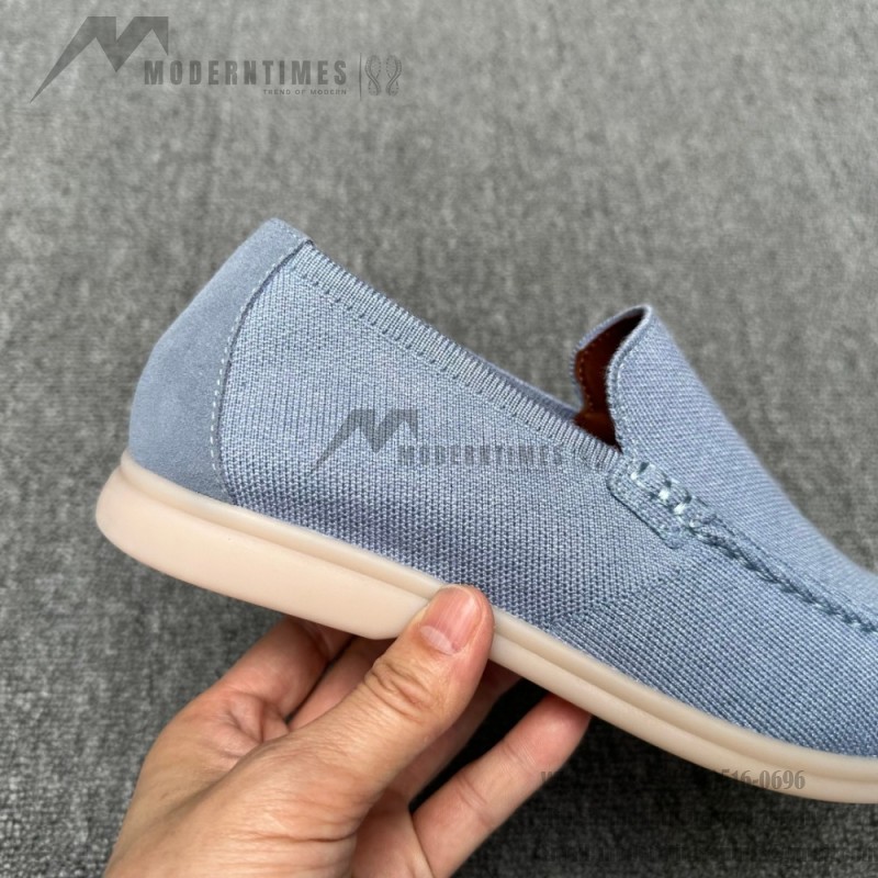 Loro Piana Summer Knitted Walk FAM1581-W000 in Navy Blue for Men