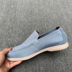 Loro Piana Summer Knitted Walk FAM1581-W000 in Navy Blue for Men
