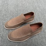 Loro Piana Summer Knitted Walk FAM1581-W000 in Navy Blue for Men