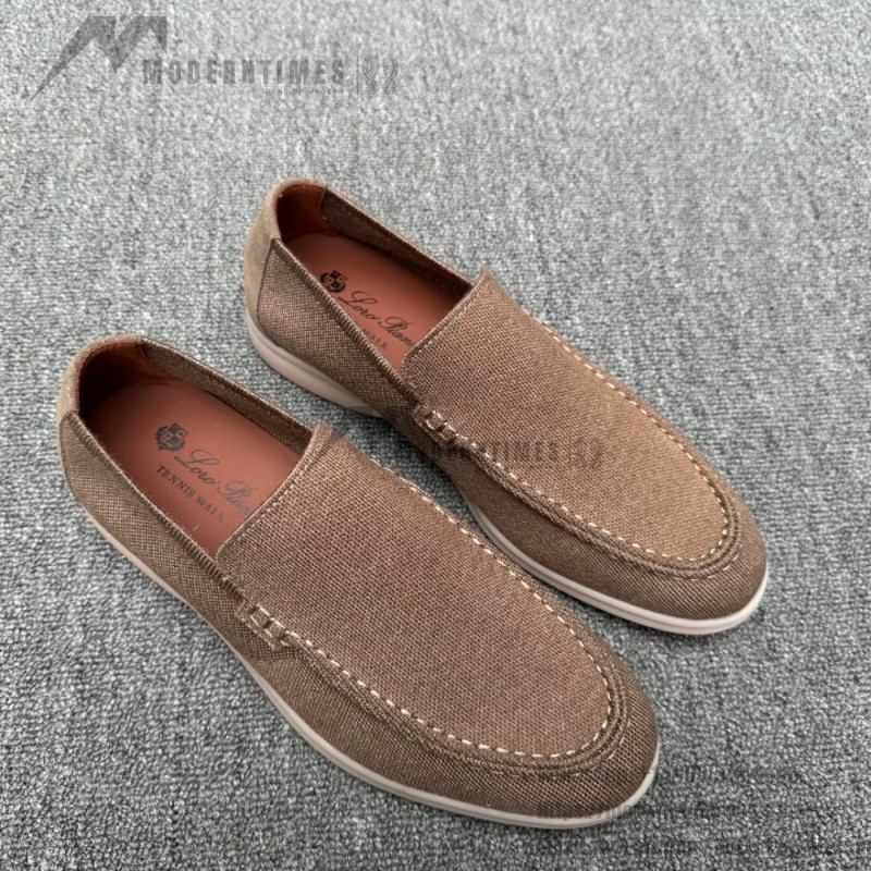 Loro Piana Summer Knitted Walk FAM1581-W000 in Navy Blue for Men