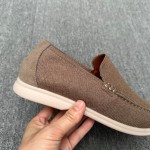 Loro Piana Summer Knitted Walk FAM1581-W000 in Navy Blue for Men