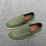 Loro Piana Summer Knitted Walk FAM1581-W000 in Navy Blue for Men