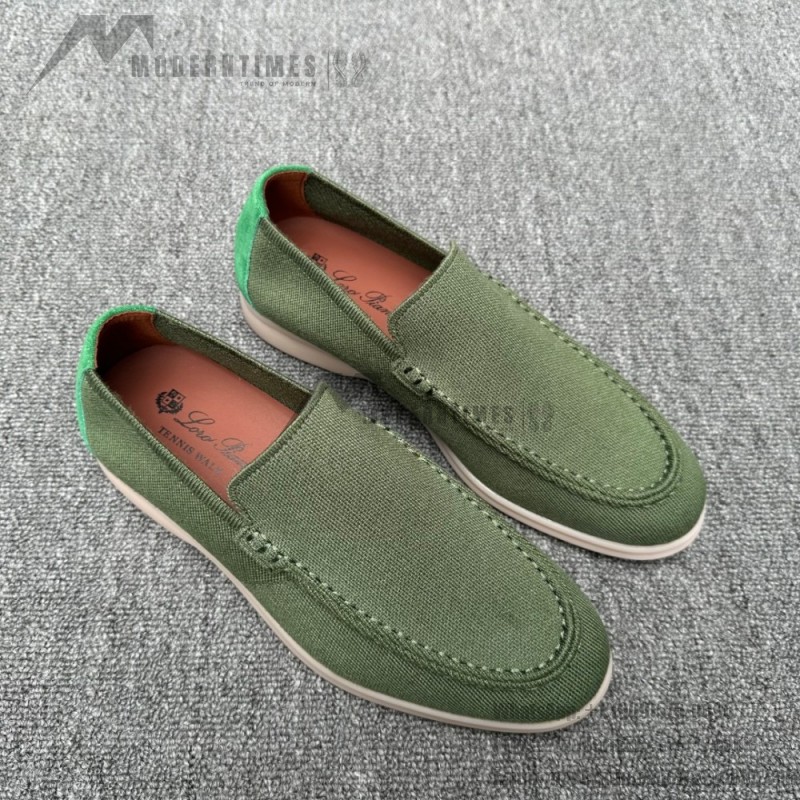 Loro Piana Summer Knitted Walk FAM1581-W000 in Navy Blue for Men
