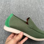 Loro Piana Summer Knitted Walk FAM1581-W000 in Navy Blue for Men