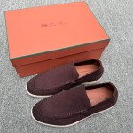 Loro Piana Summer Knitted Walk FAM1581-W000 in Navy Blue for Men