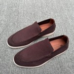 Loro Piana Summer Knitted Walk FAM1581-W000 in Navy Blue for Men